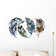 Set of feathers Wall Decal
