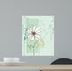 Vertical Floral Seamless Card Wall Decal