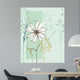 Vertical Floral Seamless Card Wall Decal