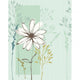 Vertical Floral Seamless Card Wall Decal
