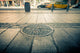 Manhole Drain Cover on Streets 