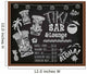 Tiki Bar and Lounge Chalkboard Cocktail Menu 