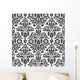 Damask Seamless Floral Pattern Wall Decal
