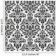 Damask Seamless Floral Pattern Wall Decal