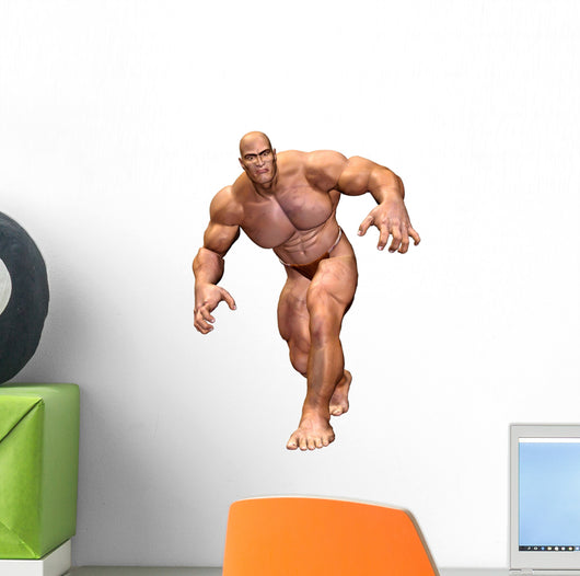 Big man with muscles Wall Decal