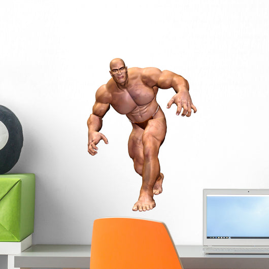 Big man with muscles Wall Decal