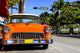 Classic American Car on South Beach, Miami. 