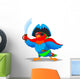 Pirate Parrot Wall Decal