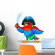 Pirate Parrot Wall Decal