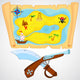 pirate attributes Wall Mural
