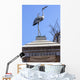 Temperance Stork Bronze Memorial Wall Decal