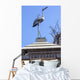 Temperance Stork Bronze Memorial Wall Decal