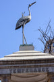 Temperance Stork Bronze Memorial Wall Decal