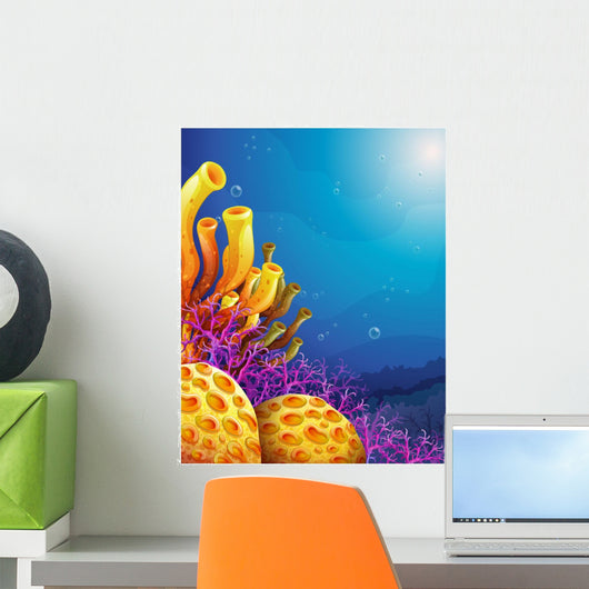 Beautiful corals under the sea 