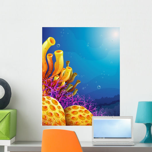 Beautiful corals under the sea 