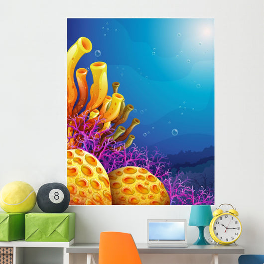 Beautiful corals under the sea 