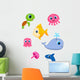Sea Life Set Wall Decal