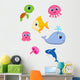 Sea Life Set Wall Decal