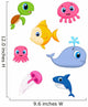 Sea Life Set Wall Decal