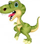 Cute Tyrannosaurus Cartoon Wall Decal