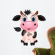 Cute cow cartoon Wall Decal