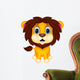 Cute lion cartoon Wall Decal