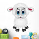 Cute Sheep Cartoon Wall Decal