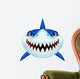 Shark head cartoon Wall Decal
