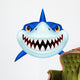 Shark head cartoon Wall Decal
