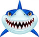 Shark head cartoon Wall Decal