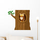 Cartoon Owl Tree Wall Decal