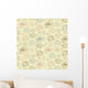 Retro Fish Seamless Wall Decal