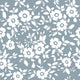 Seamless Blue Floral Wall Decal