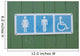 Access Toilet Wall Decal