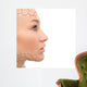 Portrait of Beautiful Woman With Face Care Wall Decal