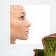 Portrait of Beautiful Woman With Face Care Wall Decal