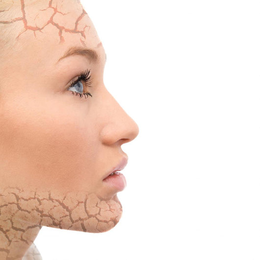 Portrait of Beautiful Woman With Face Care Wall Decal