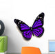 3D Purple Butterfly Wall Decal
