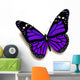 3D Purple Butterfly Wall Decal