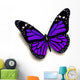 3D Purple Butterfly Wall Decal