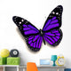 3D Purple Butterfly Wall Decal