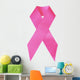 The Pink Ribbon, symbol for breast cancer awareness Wall Decal