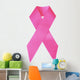 The Pink Ribbon, symbol for breast cancer awareness Wall Decal
