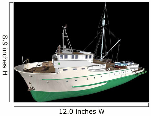 fishing boat Wall Mural