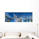 Singapore city at night Wall Mural