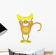 Monkey with banana Wall Mural
