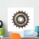Bicycle Gear Wheel Isolated on White Background 