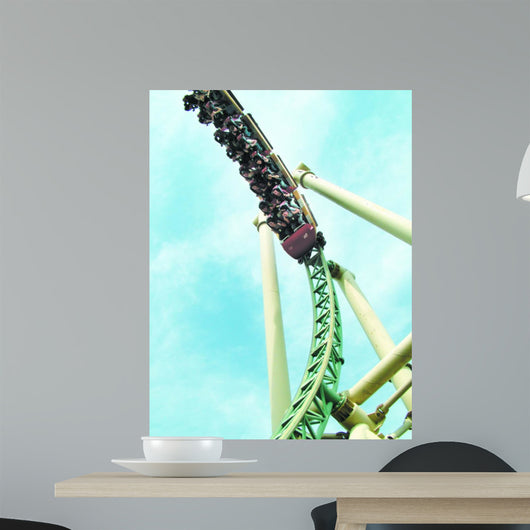 roller coaster Wall Mural
