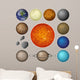 Solar System planets and moon, set 