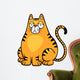 Vector illustration of Cat cartoon Wall Decal